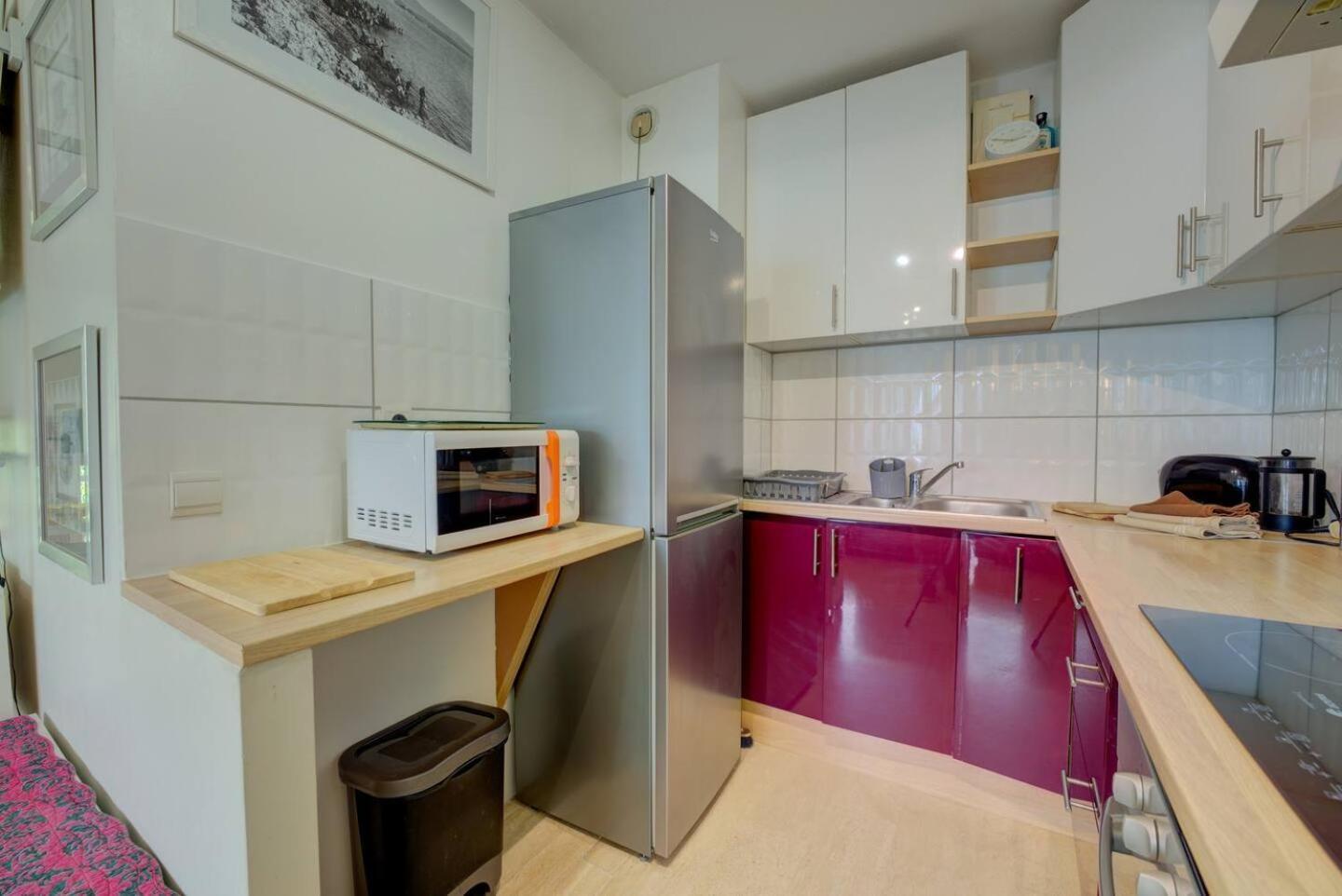 Elegant Apt W/2 Terraces/Mins To Beach & Shops Antibes Exterior photo